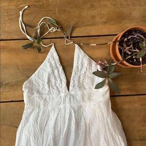 Cotton white summer dress